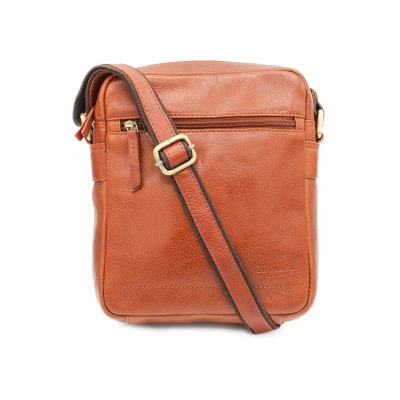 Leather shoulder bag POKO 25x20x7 cm