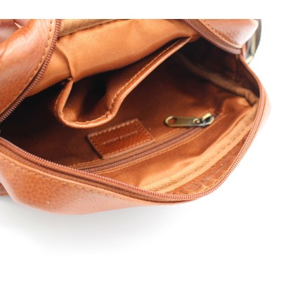 Leather shoulder bag POKO 25x20x7 cm