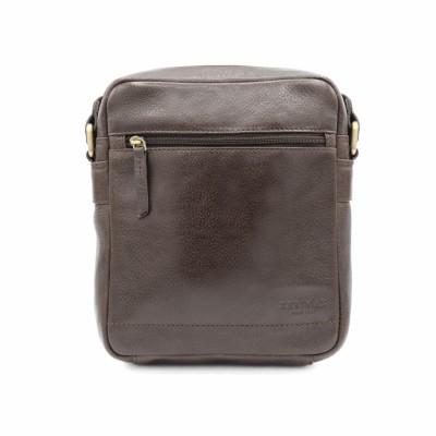 Leather shoulder bag POKO 25x20x7 cm