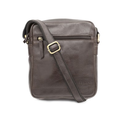 Leather shoulder bag POKO 25x20x7 cm