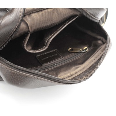 Leather shoulder bag POKO 25x20x7 cm