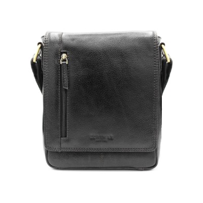 Leather shoulder bag WAILER 26x20x6 cm