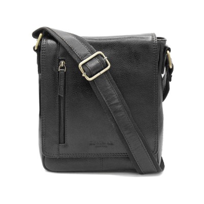 Leather shoulder bag WAILER 26x20x6 cm