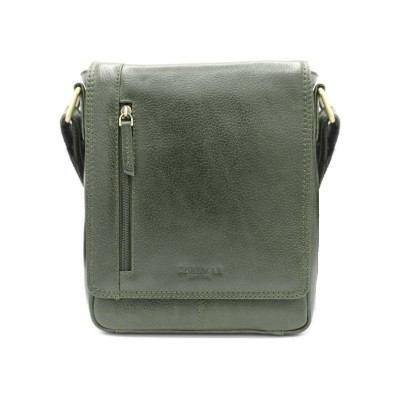 Leather shoulder bag WAILER 26x20x6 cm