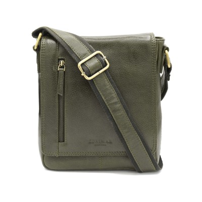 Leather shoulder bag WAILER 26x20x6 cm