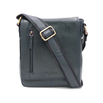 Leather shoulder bag WAILER 26x20x6 cm