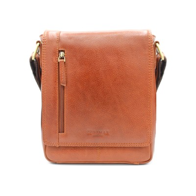 Leather shoulder bag WAILER 26x20x6 cm