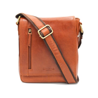 Leather shoulder bag WAILER 26x20x6 cm
