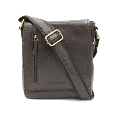 Leather shoulder bag WAILER 26x20x6 cm