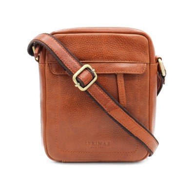 Leather shoulder bag GHOST 20x16x5,5 cm