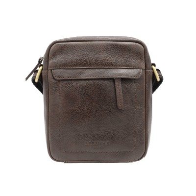 Leather shoulder bag GHOST 20x16x5,5 cm