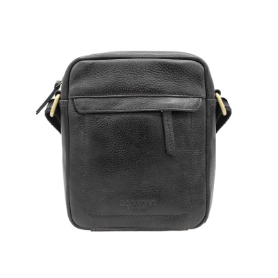 Leather shoulder bag GHOST 20x16x5,5 cm
