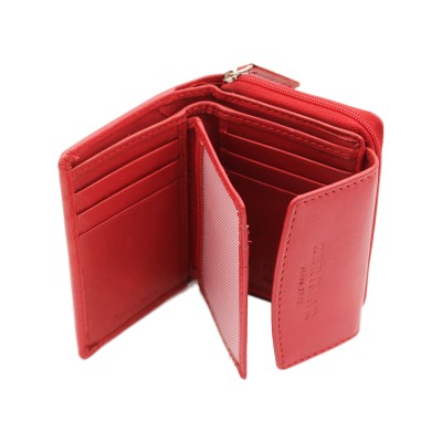 Multi-purpose leather wallet 10x8 cm