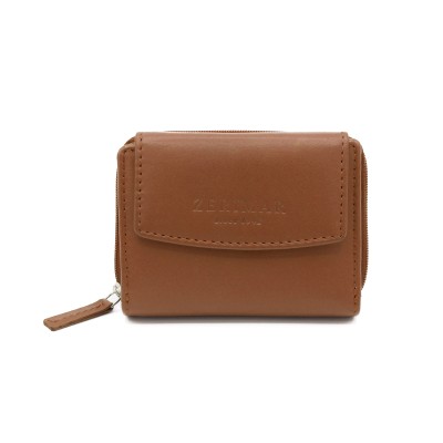 Multi-purpose leather wallet 10x8 cm
