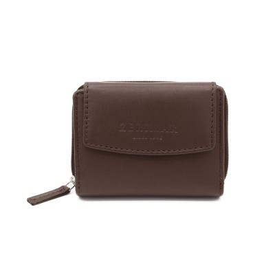 Multi-purpose leather wallet 10x8 cm