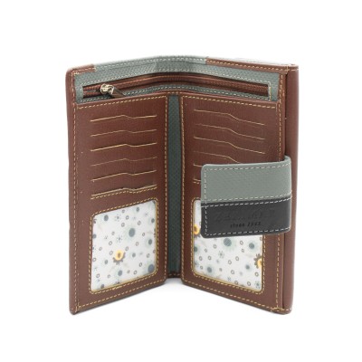 Multi-purpose leather wallet 15x9 cm