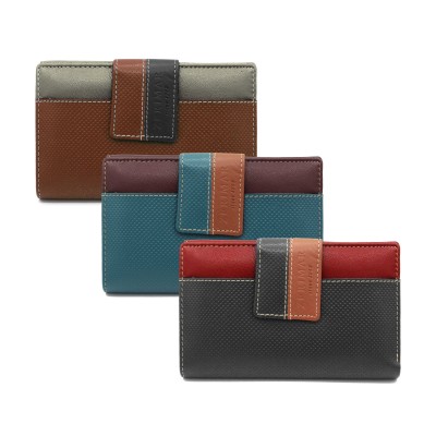 Multi-purpose leather wallet 15x9 cm
