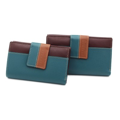 Multi-purpose leather wallet 17x10 cm