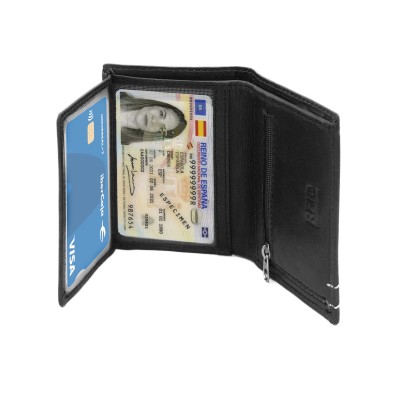 Leather wallet 10,5x8 cm RELS