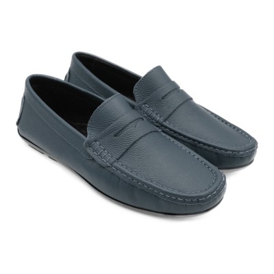 Leather moccasins with mask TERO