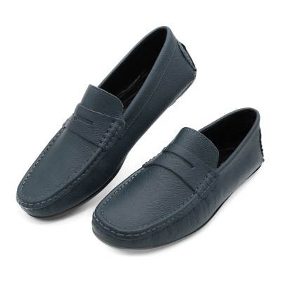 Leather moccasins with mask TERO