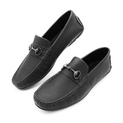 Leather loafers with link CORSARIO