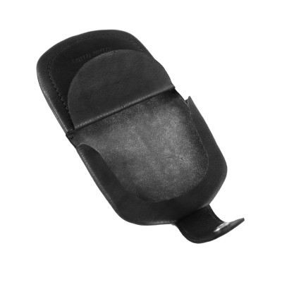 Leather high-heeled coin purse with tray 8.5x8 cm