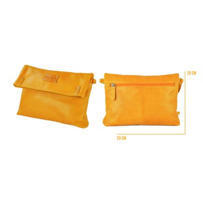 Leather shoulder bag 29x20x4 cm RAYO