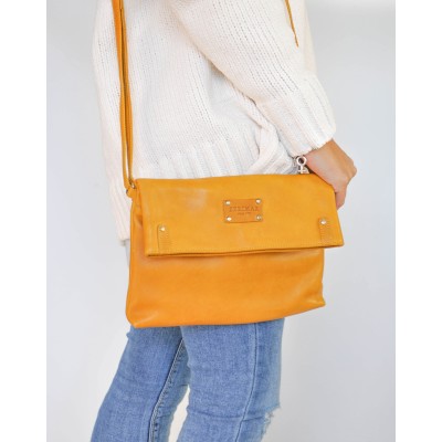 Leather shoulder bag 29x20x4 cm RAYO
