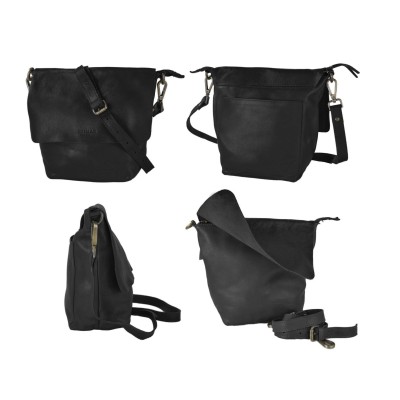 Leather shoulder bag 23x24 cm CANO