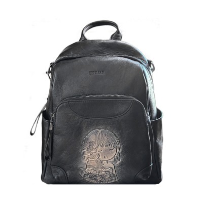 Leather backpack 32x26x13 cm POLOLA