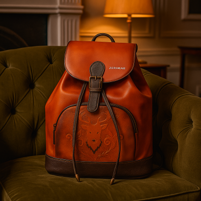 Leather backpack 36x30x16 cm VENO