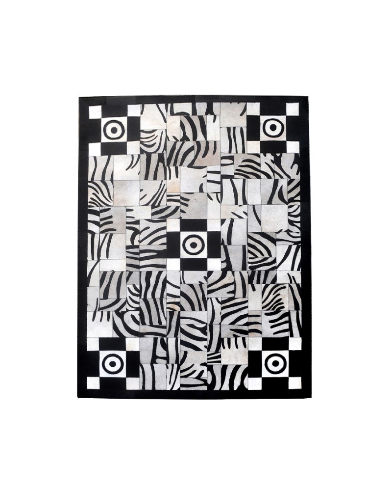 Cowhide Area Rug, 66x94 in, Area Rugs for Living Room, Natural Carpet Zerimar - 1
