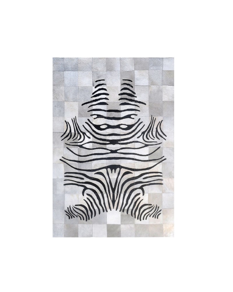 Cowhide Area Rug, 55x78 in, Area Rugs for Living Room, Natural Carpet Zerimar - 1