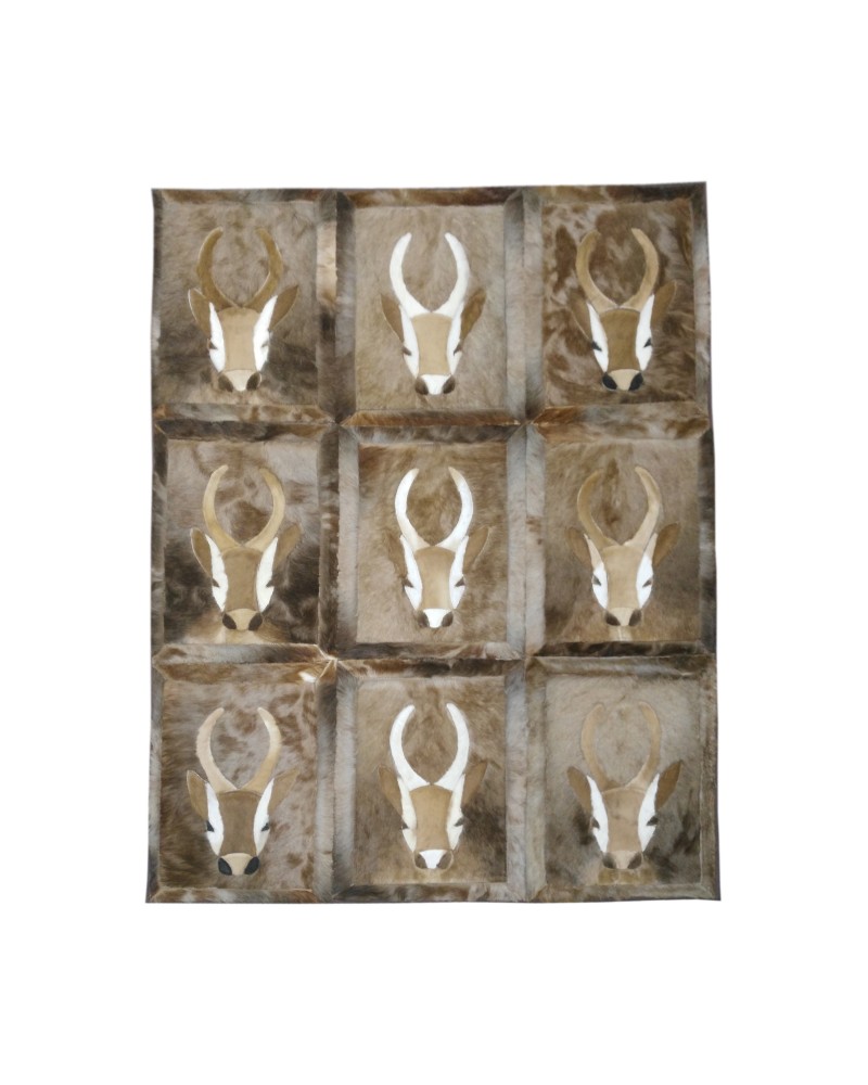 Gazelle Area Rug, 62x45 in, Exotic Area Rug, Area Rug Living Room Zerimar - 1