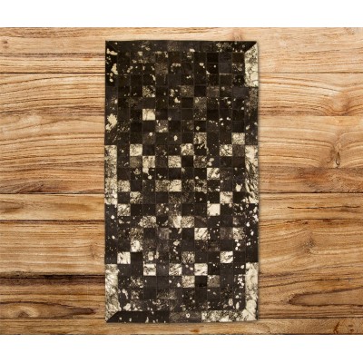 Cowhide Area Rug 120x60 cm STARS