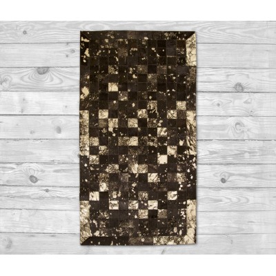 Cowhide Area Rug 120x60 cm STARS