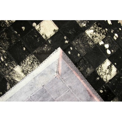 Cowhide Area Rug 120x60 cm STARS