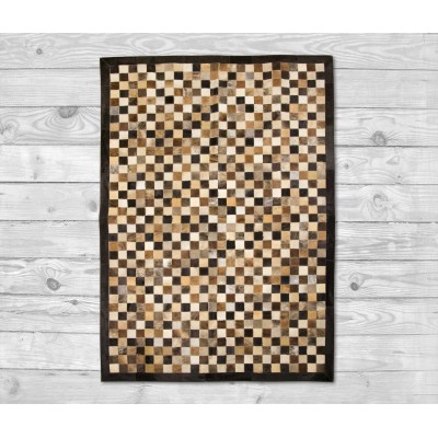 Cowhide Area Rug 180x120 cm CHESS Zerimar - 1