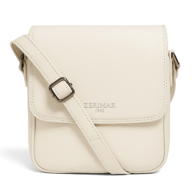 Leather shoulder bag 22x19x6 cm SERA