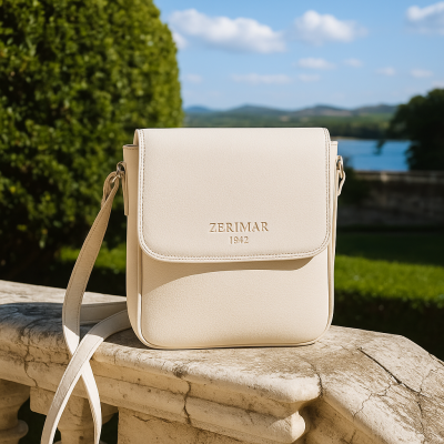 Leather shoulder bag 22x19x6 cm SERA