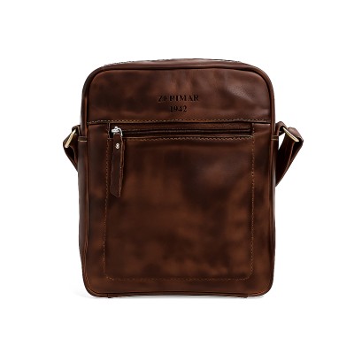 Leather shoulder bag 21x25x6 cm GLOE