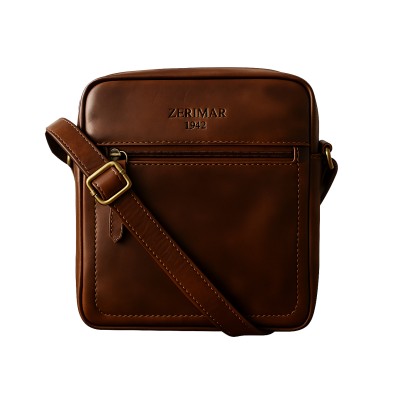 copy of Leather shoulder bag CRUZ 20x15x8 cm
