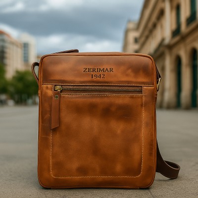 copy of Leather shoulder bag CRUZ 20x15x8 cm