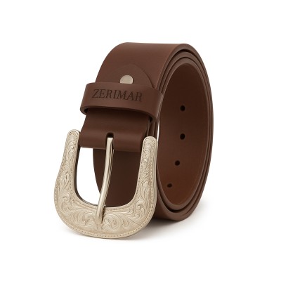 38 mm leather belt COUNTRY model