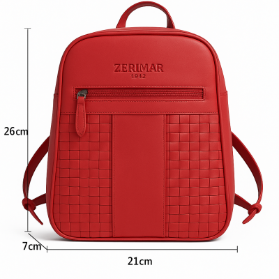 Natural leather backpack 26x21x7 cm STILL