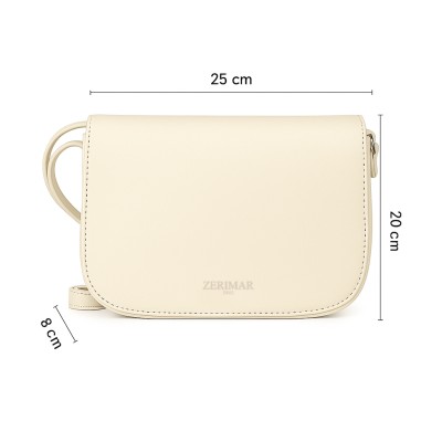 Leather shoulder bag 25x20x8 cm LUVIN