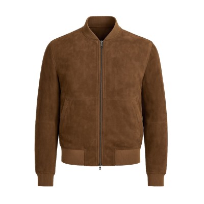 Men's suede bomber jacket CHURCH