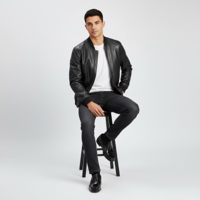 Men’s loafers with penny strap model ROGO