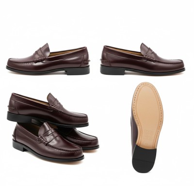 Men’s loafers with penny strap model ROGO